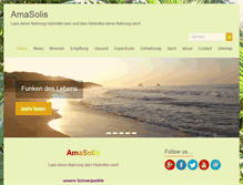 Tablet Screenshot of amasolis.com